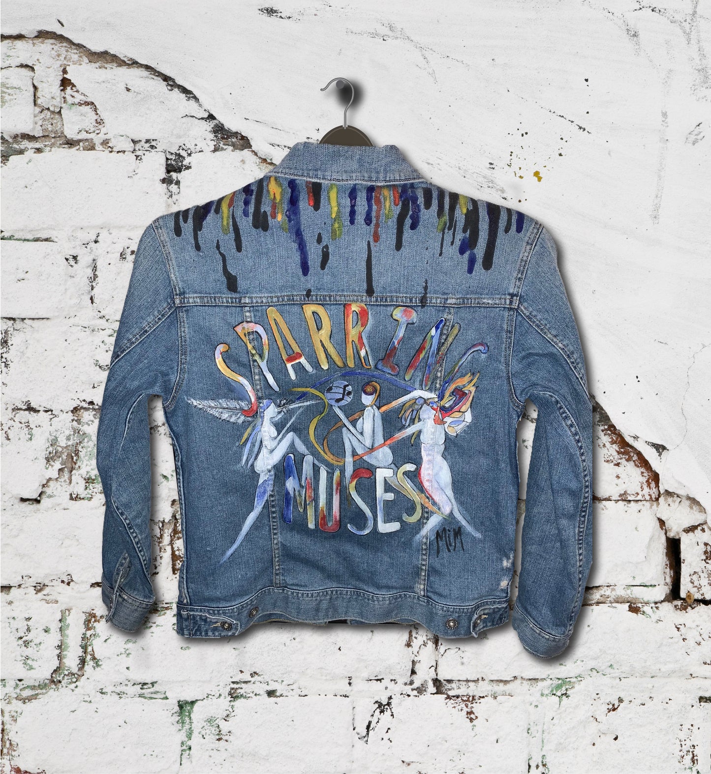 Sparring Muses-The OG Design - Hand-Painted on Denim