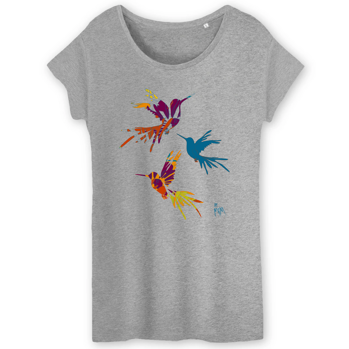 Simple Wear by MiM: Hummingbird Jazz - Women's Organic Cotton Scoop Neck Tee