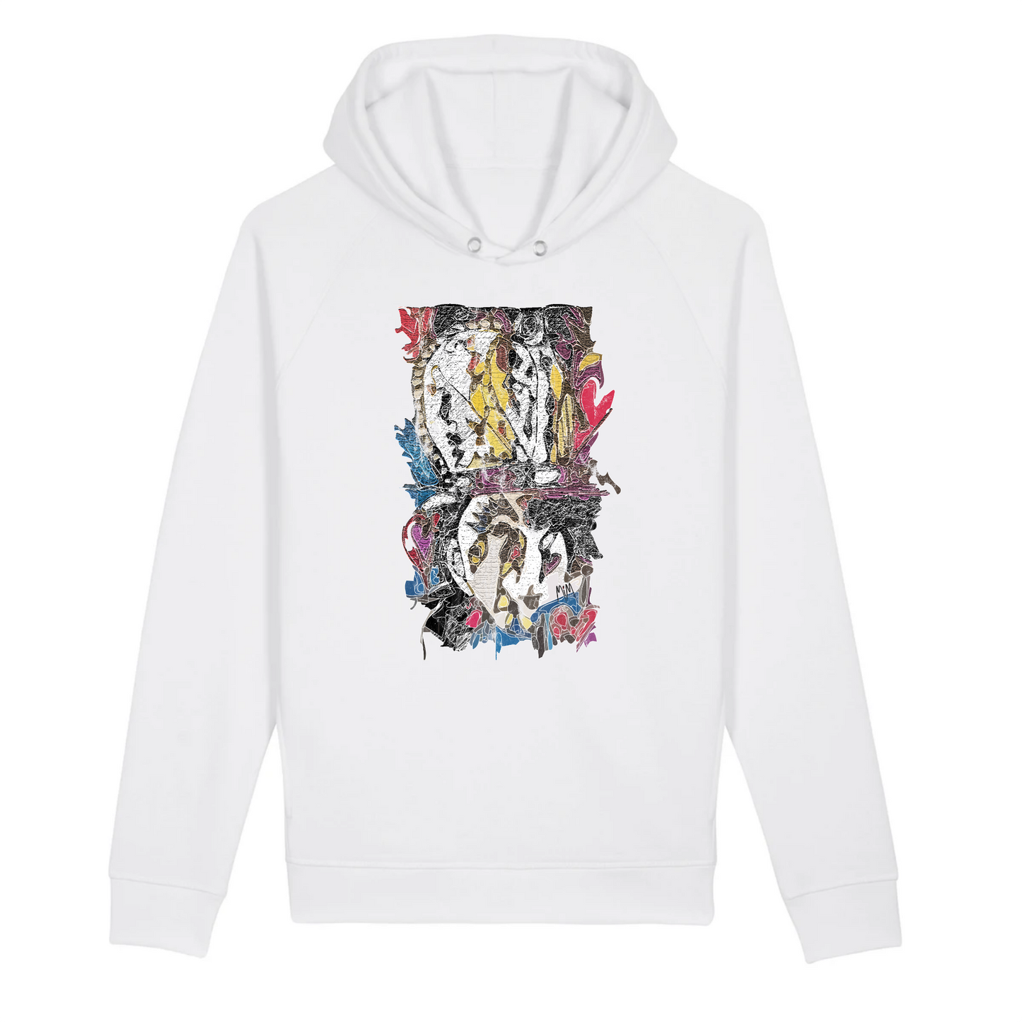 Art Tease by MiM: Patron Saint of Eccentricity Organic Cotton and Recycled Poly Unisex Hoodie