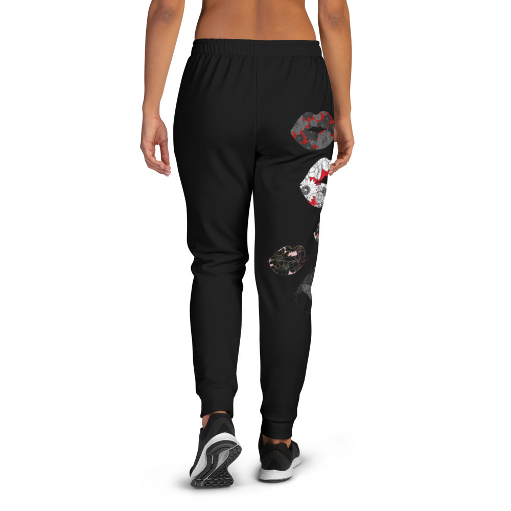 Kiss It Collection: Fancy Lips Women's Joggers