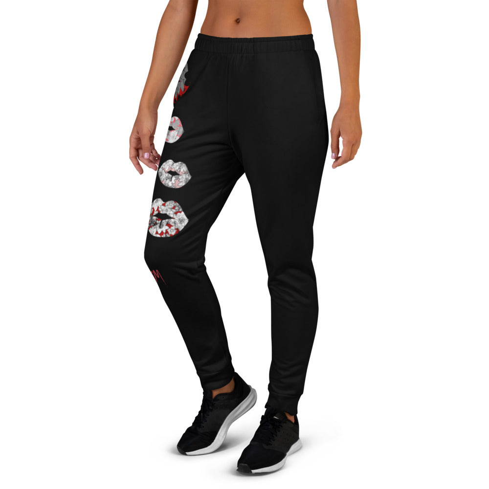 Kiss It Collection: Fancy Lips Women's Joggers