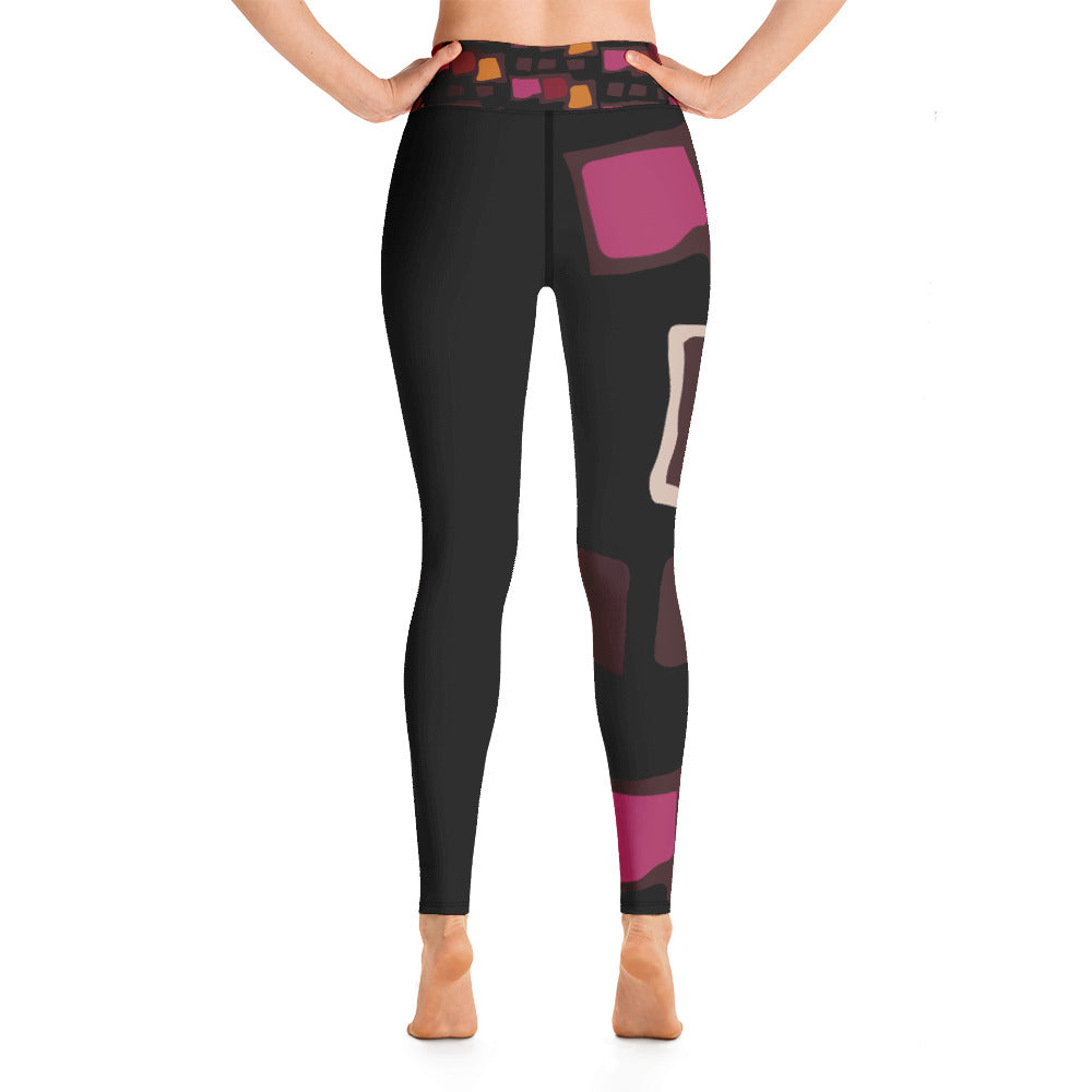 Pieces of Art: High-Waisted Yoga Leggings w/Inside Pocket