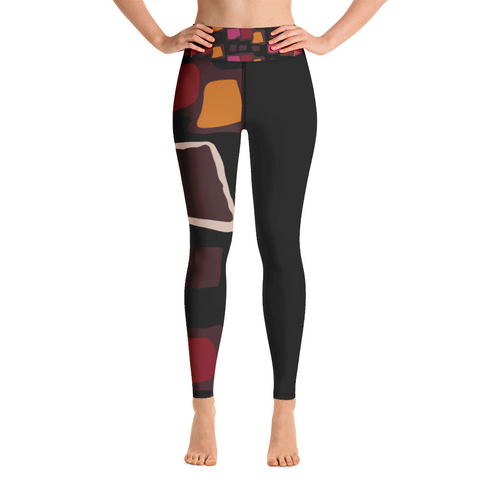 Pieces of Art: High-Waisted Yoga Leggings w/Inside Pocket