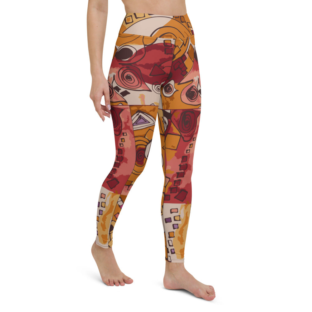 Pieces of Art: High-Waisted Yoga Leggings w/Inside Pocket