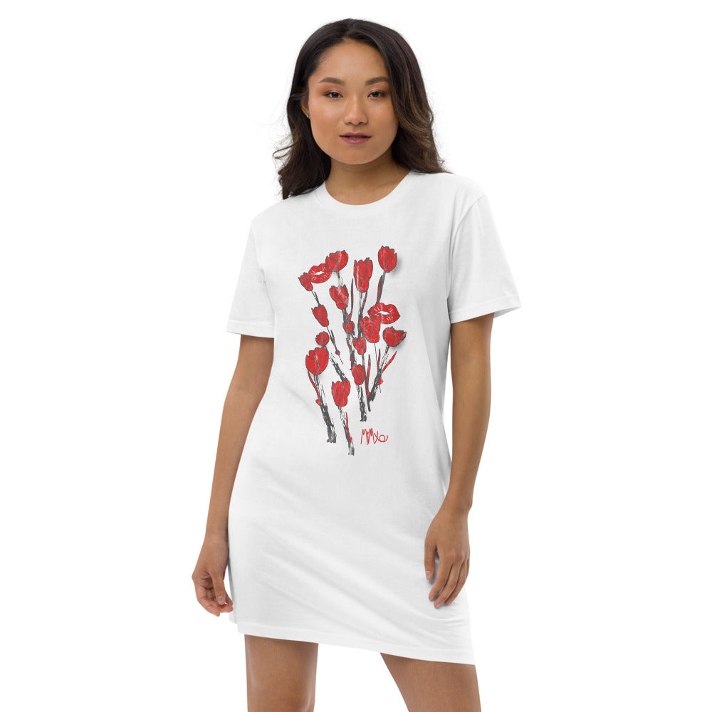 Kiss It Collection: Two-Lips Organic Cotton T-Shirt Dress