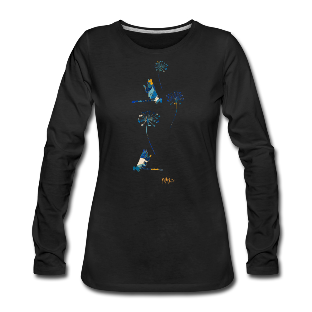 The Joyful Autumn Collection: Women's Premium Long Sleeve T-Shirt - black