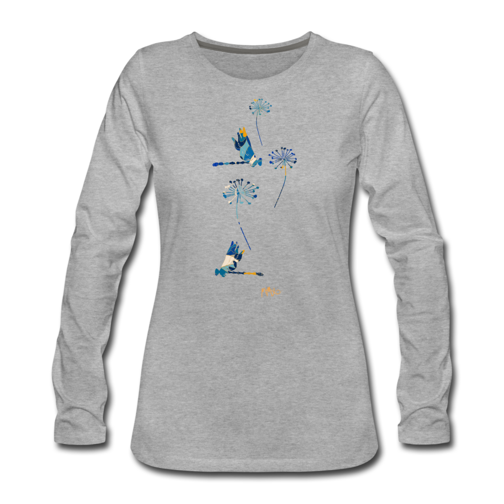 The Joyful Autumn Collection: Women's Premium Long Sleeve T-Shirt - heather gray