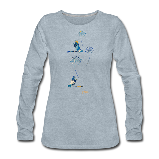 The Joyful Autumn Collection: Women's Premium Long Sleeve T-Shirt - heather ice blue