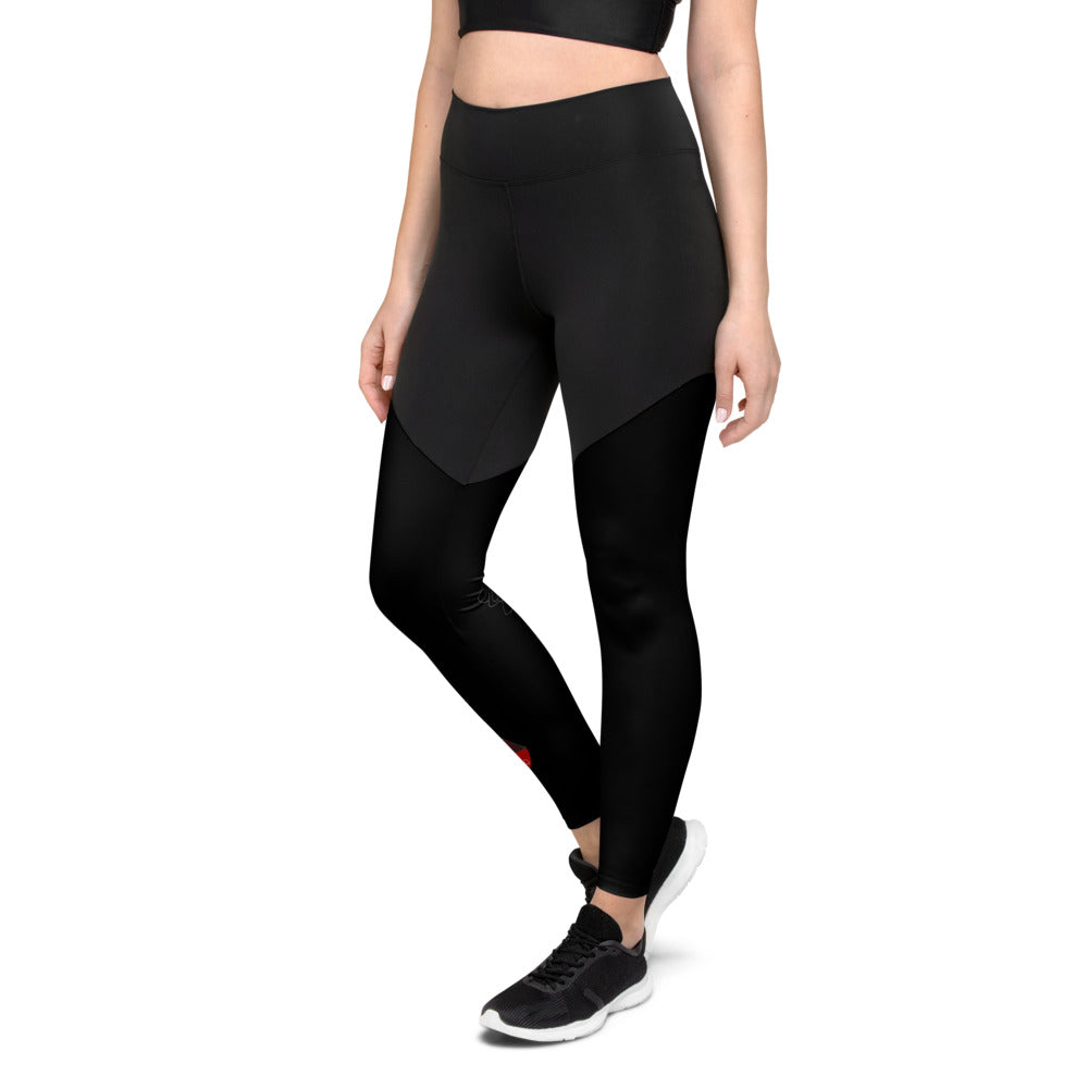 Kiss It Collection: Lip Collage - Sports Leggings