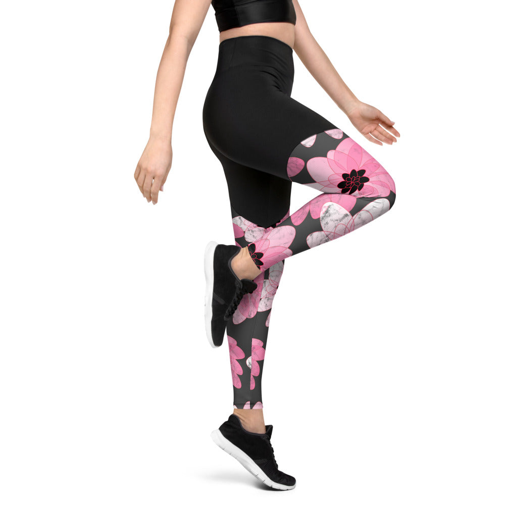 Kiss It Collection: Lip Collage Deux - Sports Leggings