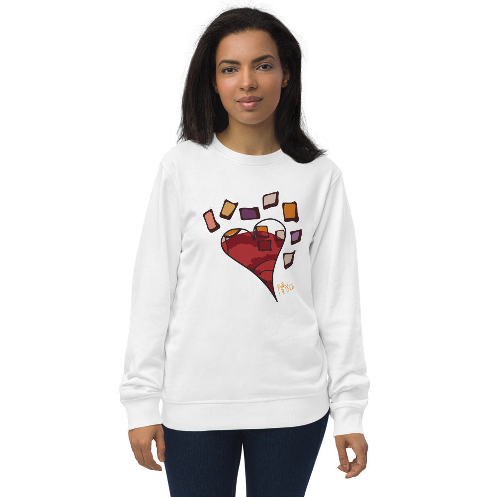 Pieces of HeART Collection: Unisex Organic Sweatshirt
