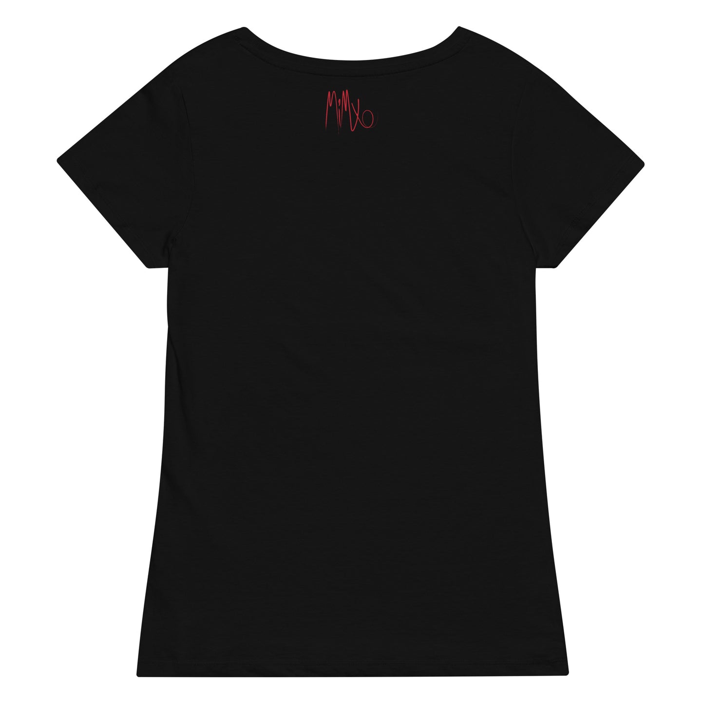 Big Bold Blooms Collection: Red, Black, and Blue Women’s Basic Organic T-Shirt