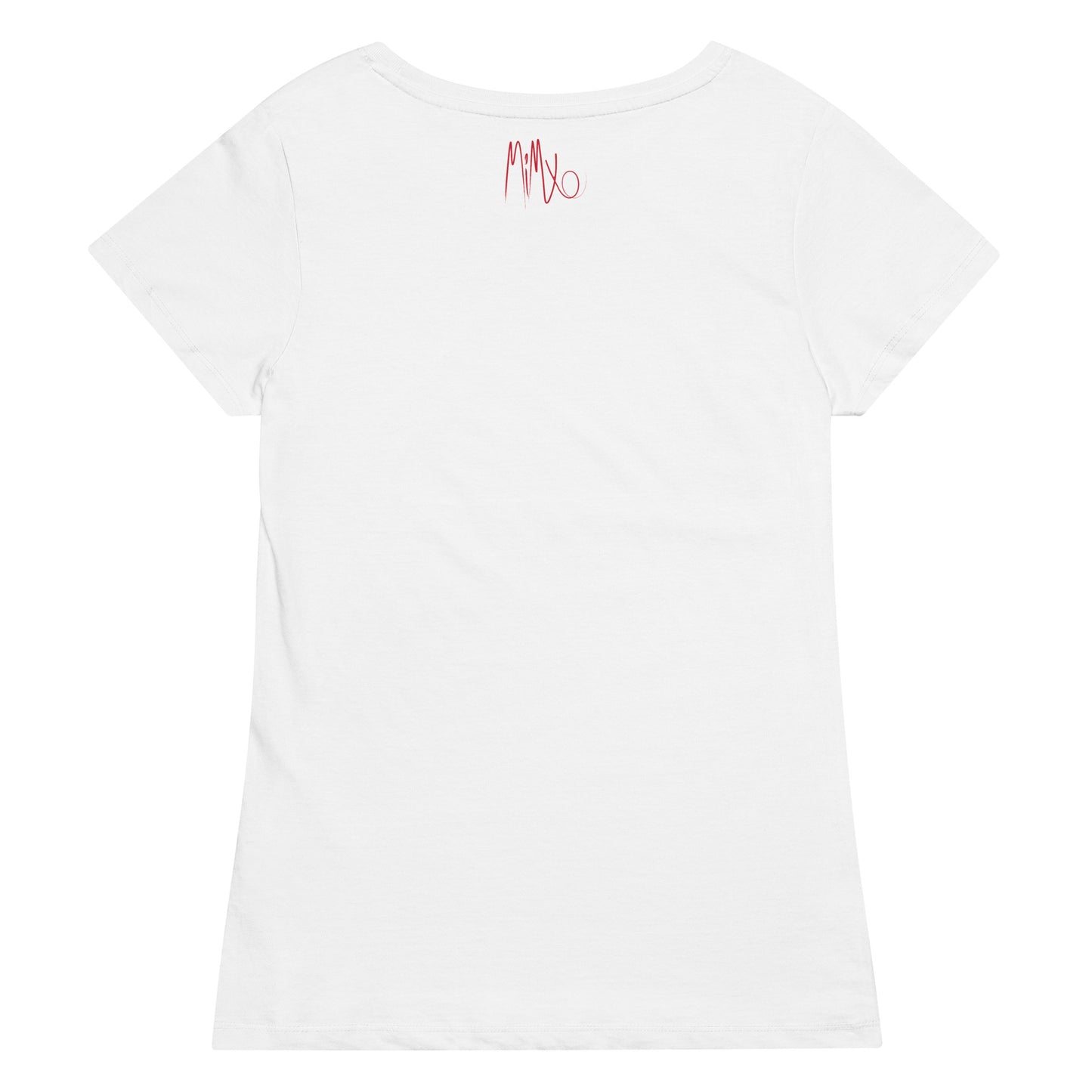 Big Bold Blooms Collection: Red, Black, and Blue Women’s Basic Organic T-Shirt
