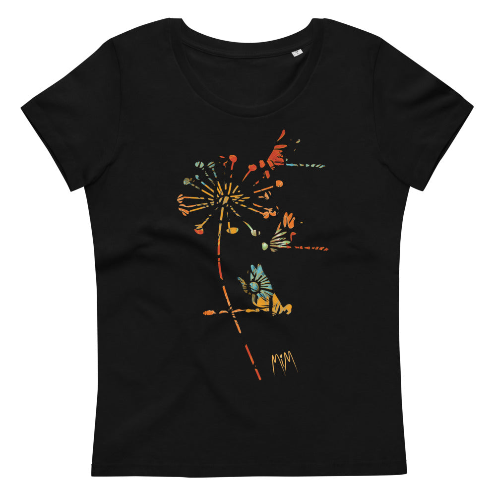 The Autumn Dragonfly Collection:  Women's Fitted Organic Cotton Eco Tee
