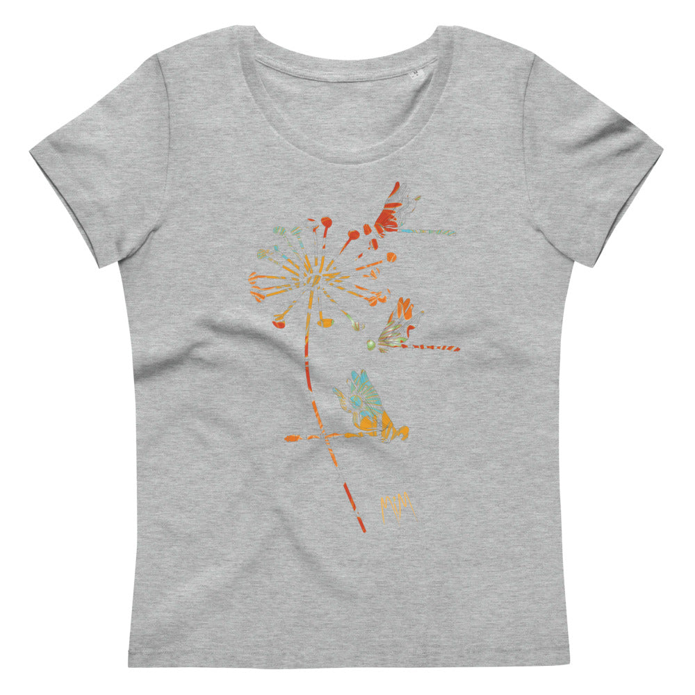 The Autumn Dragonfly Collection:  Women's Fitted Organic Cotton Eco Tee