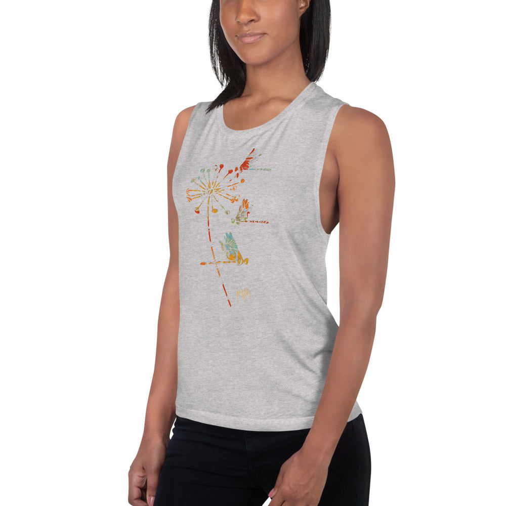 The Autumn Dragonfly Collection: Ladies’ Muscle Tank