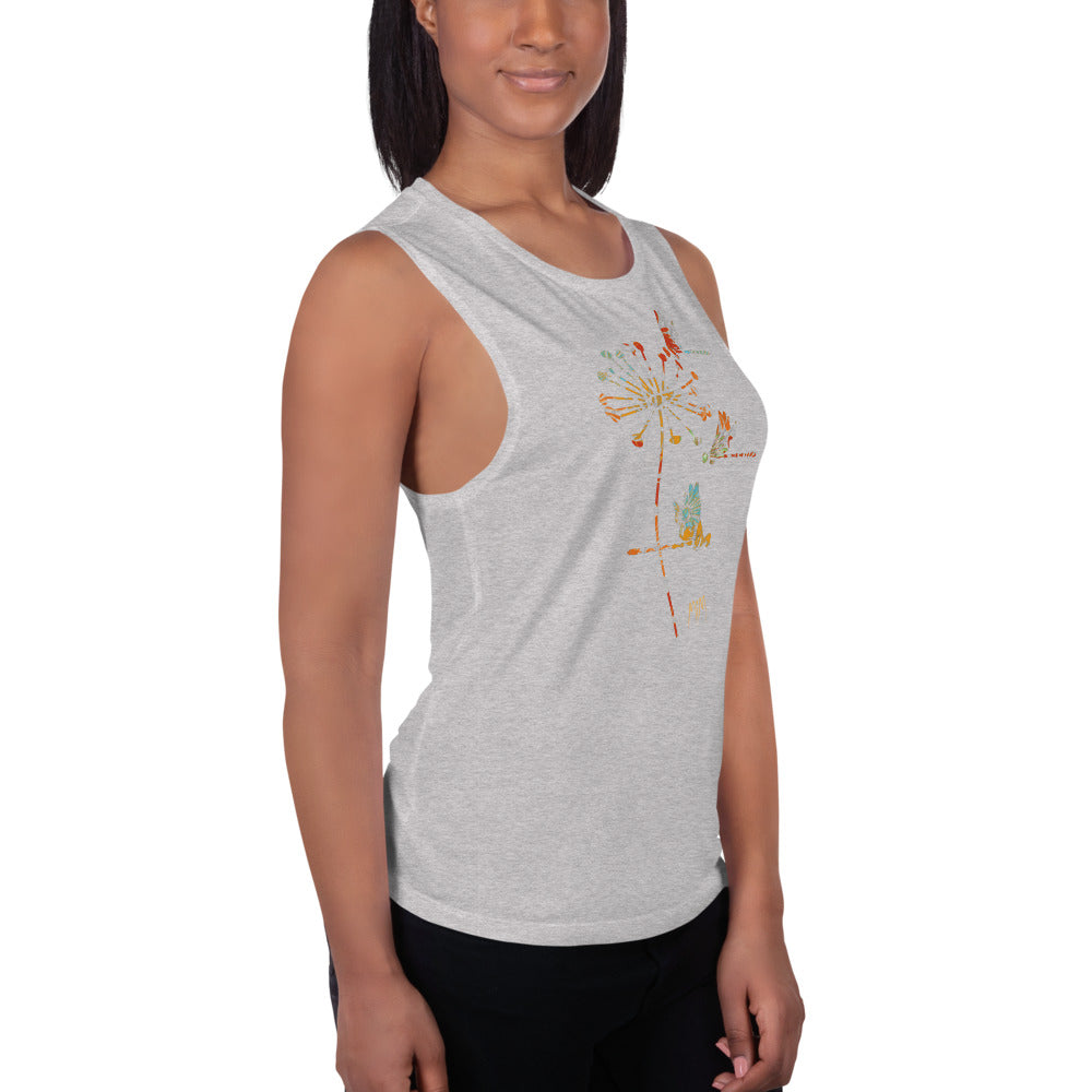 The Autumn Dragonfly Collection: Ladies’ Muscle Tank