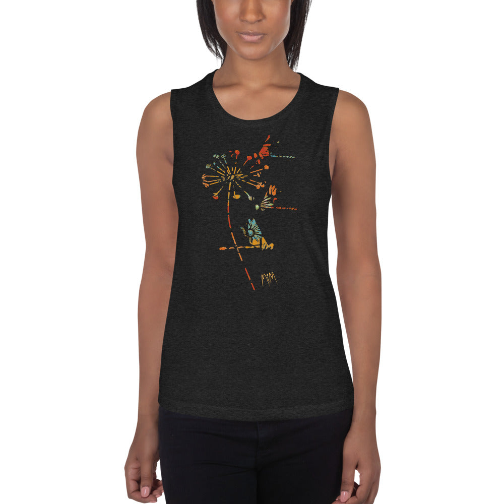 The Autumn Dragonfly Collection: Ladies’ Muscle Tank