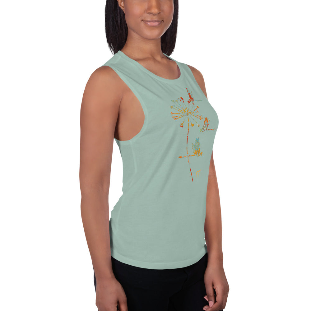 The Autumn Dragonfly Collection: Ladies’ Muscle Tank