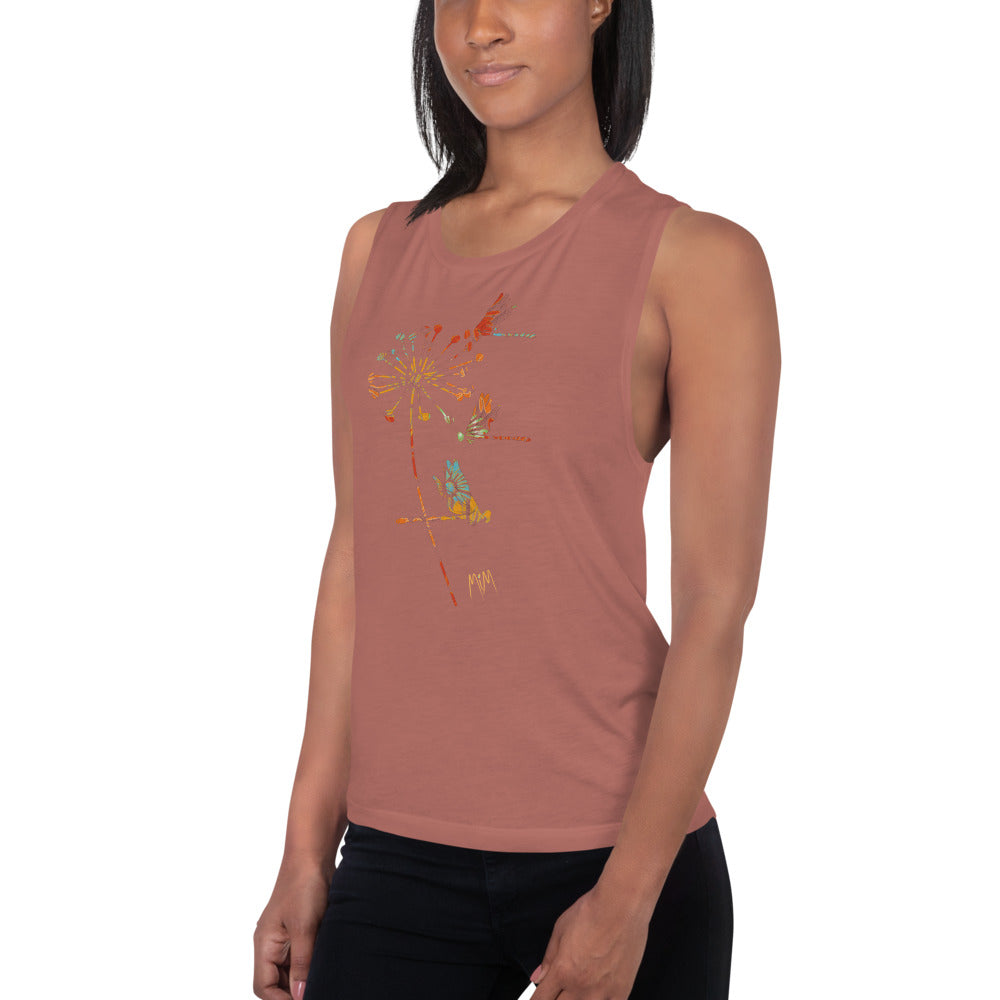 The Autumn Dragonfly Collection: Ladies’ Muscle Tank