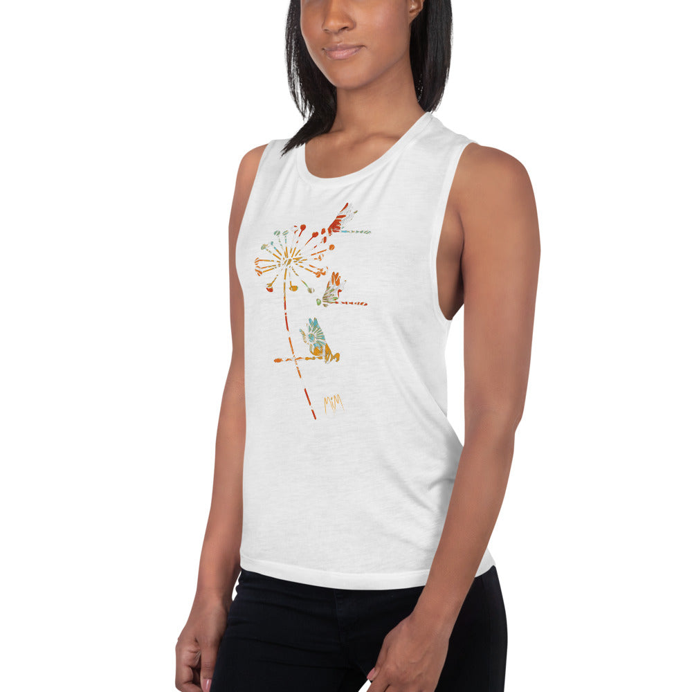 The Autumn Dragonfly Collection: Ladies’ Muscle Tank
