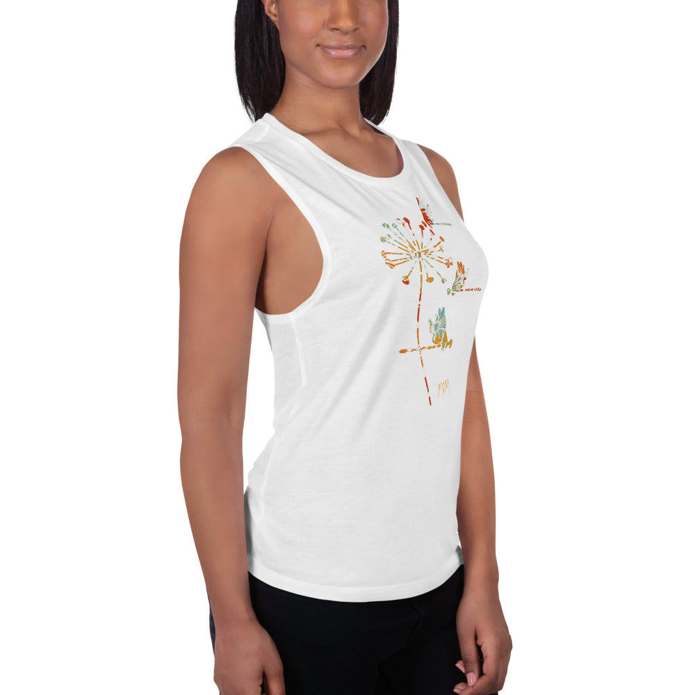 The Autumn Dragonfly Collection: Ladies’ Muscle Tank