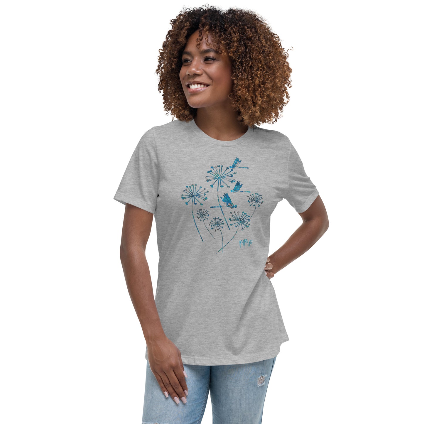 Blue Dande: Women's Relaxed T-Shirt