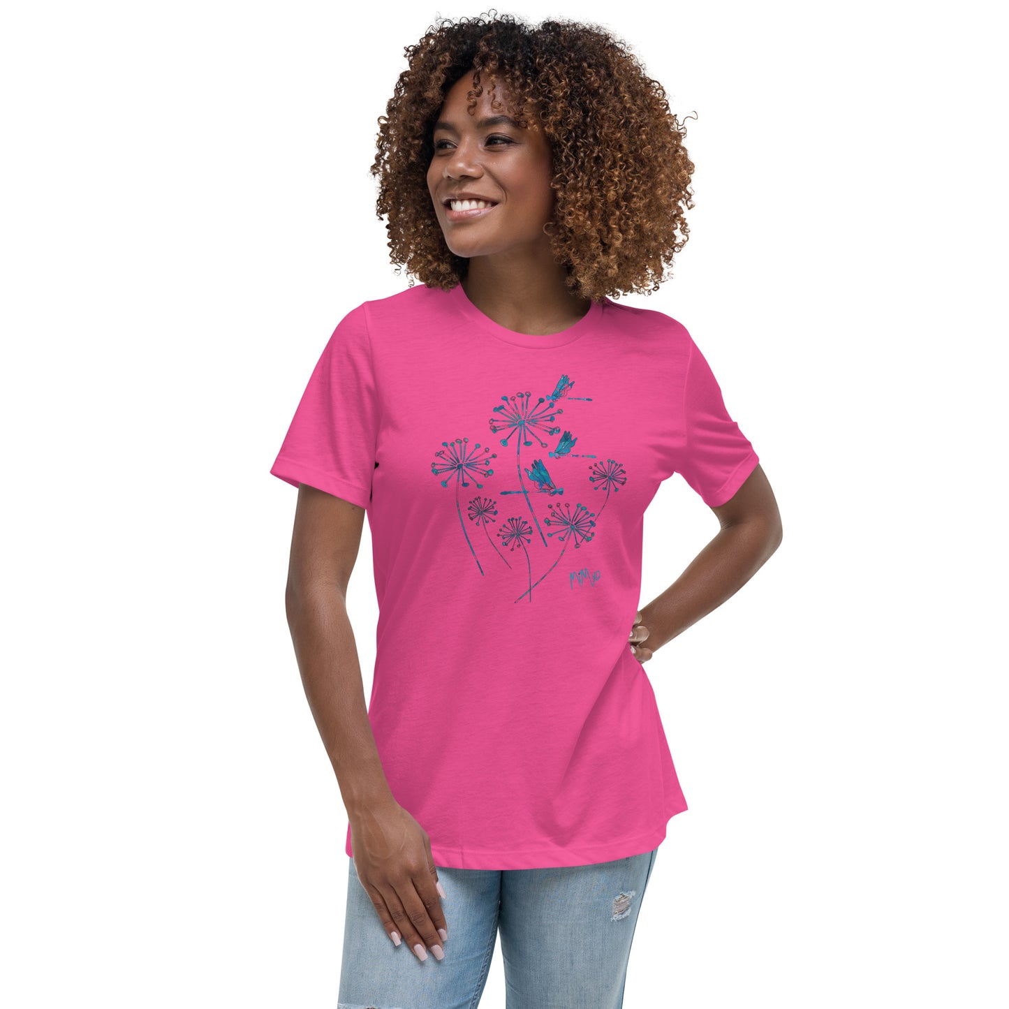 Blue Dande: Women's Relaxed T-Shirt