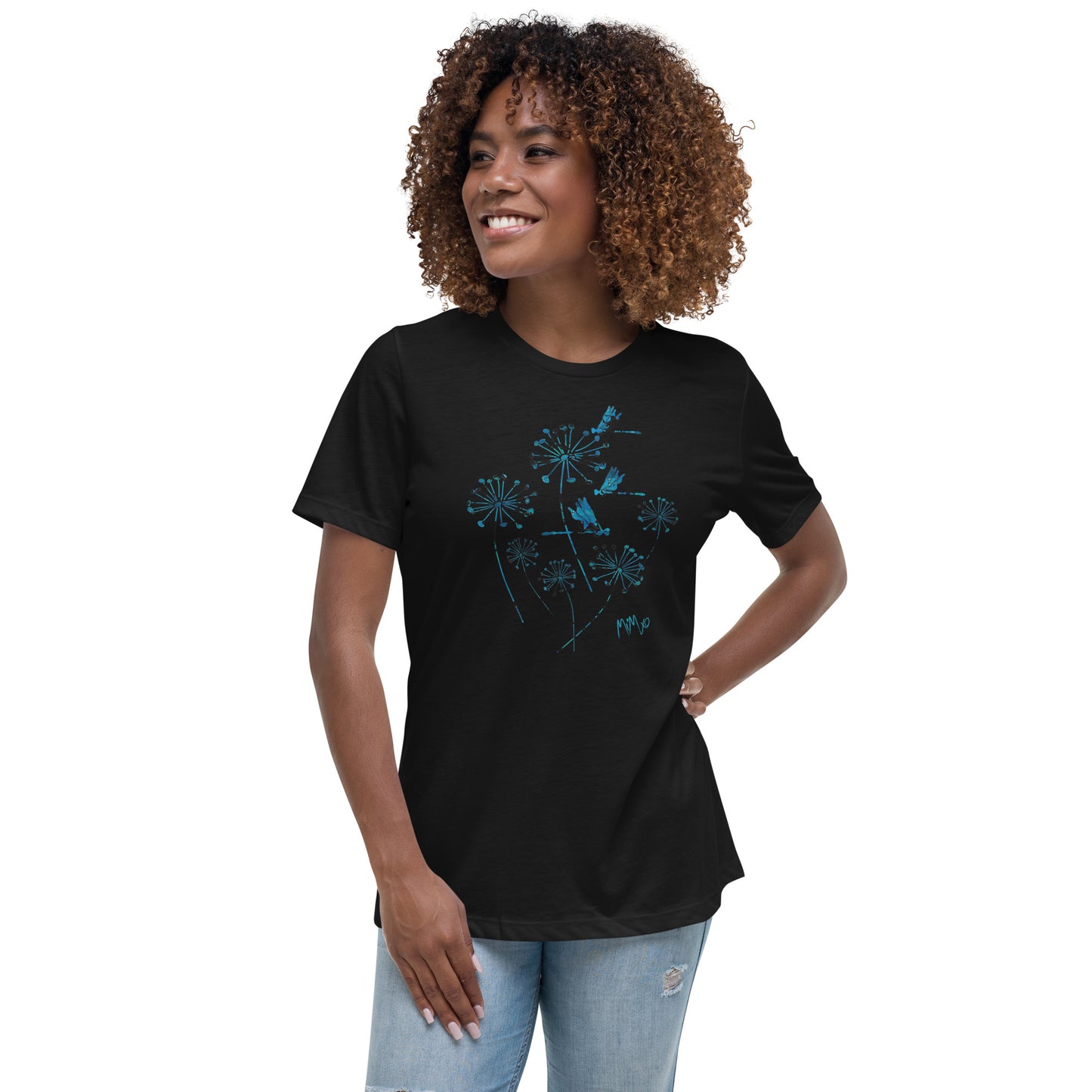 Blue Dande: Women's Relaxed T-Shirt