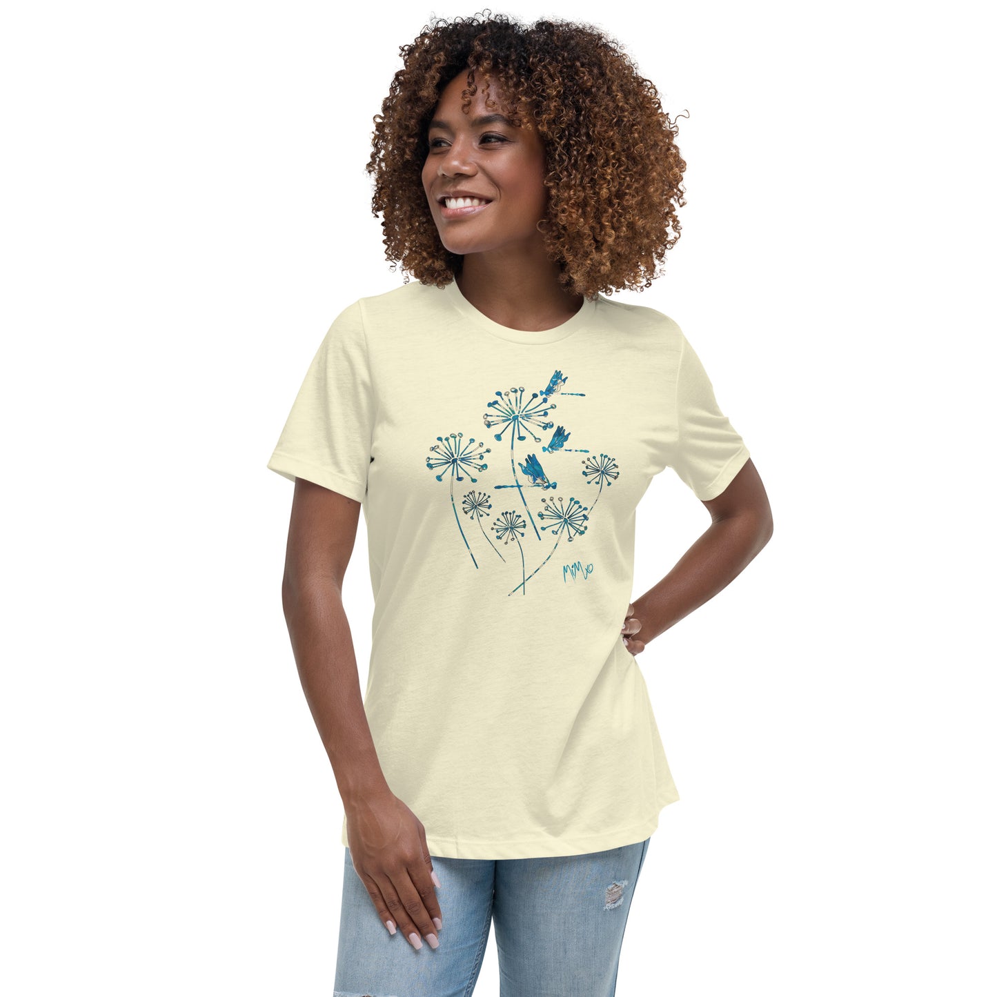 Blue Dande: Women's Relaxed T-Shirt
