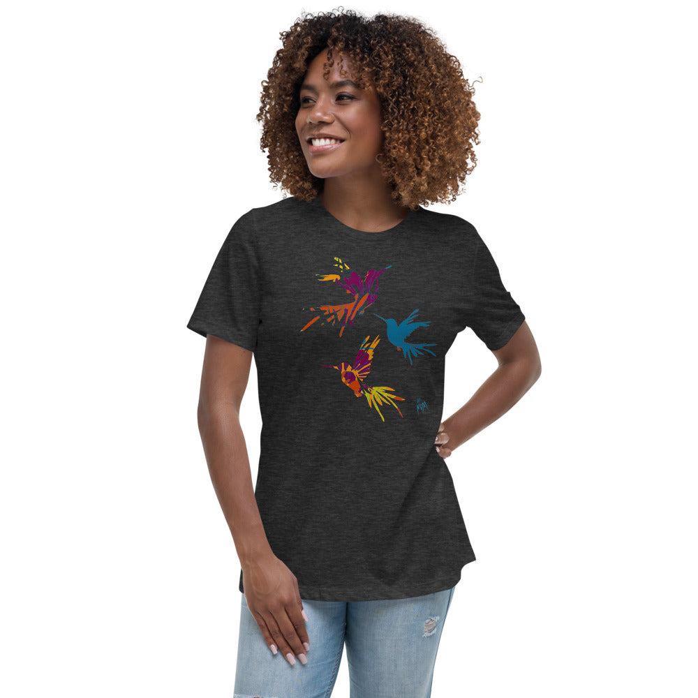 Simple Wear by MiM: Hummingbird Jazz - Women's Relaxed Fit T-Shirt