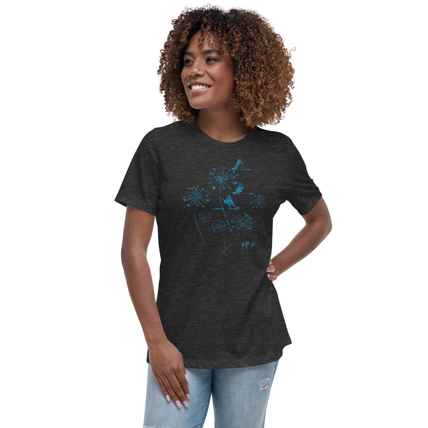 Blue Dande: Women's Relaxed T-Shirt