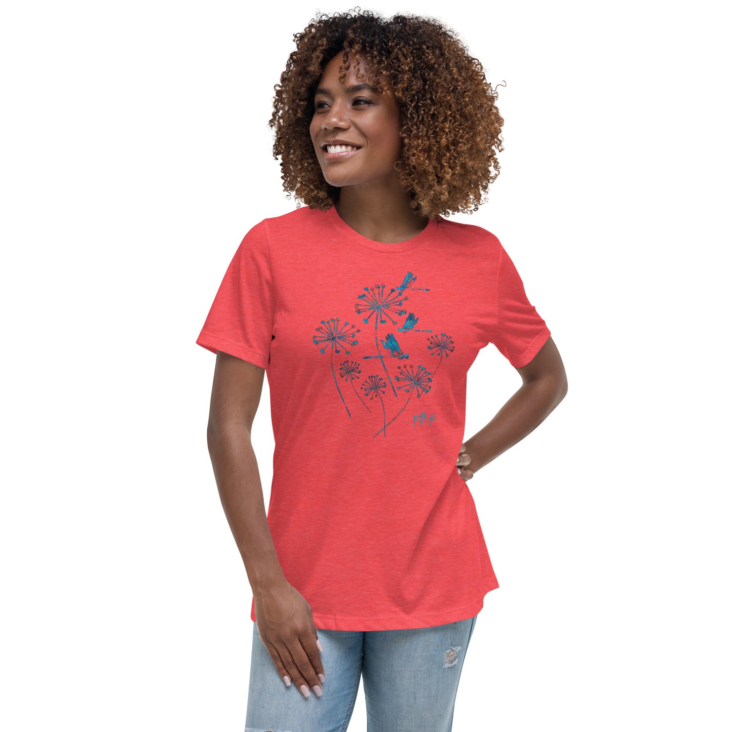 Blue Dande: Women's Relaxed T-Shirt