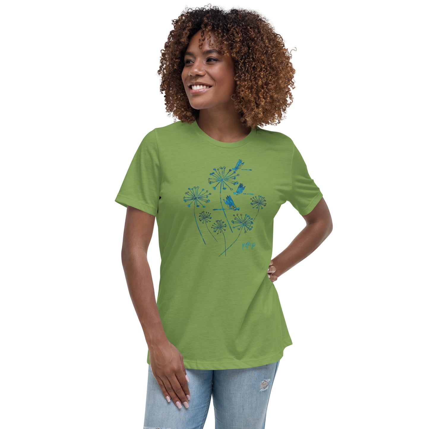 Blue Dande: Women's Relaxed T-Shirt