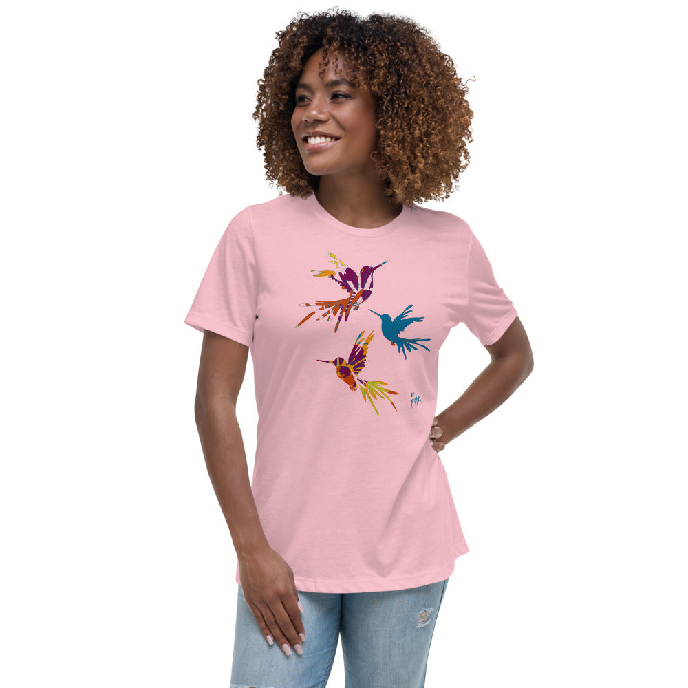 Simple Wear by MiM: Hummingbird Jazz - Women's Relaxed Fit T-Shirt