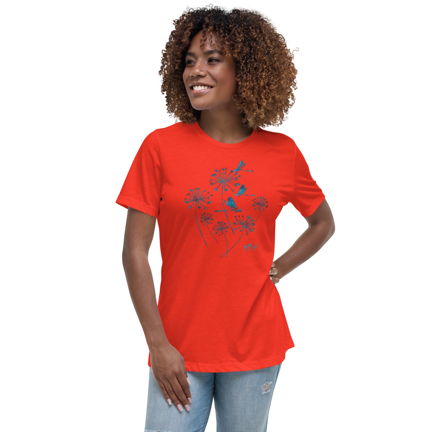 Blue Dande: Women's Relaxed T-Shirt