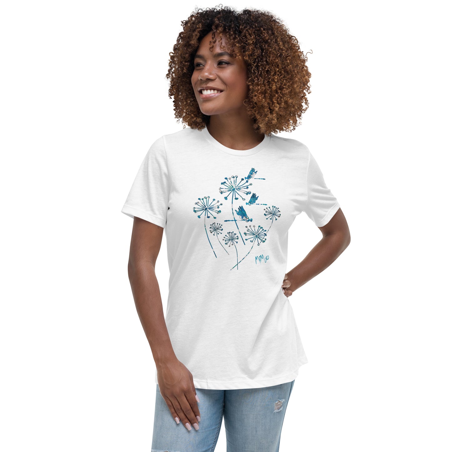 Blue Dande: Women's Relaxed T-Shirt
