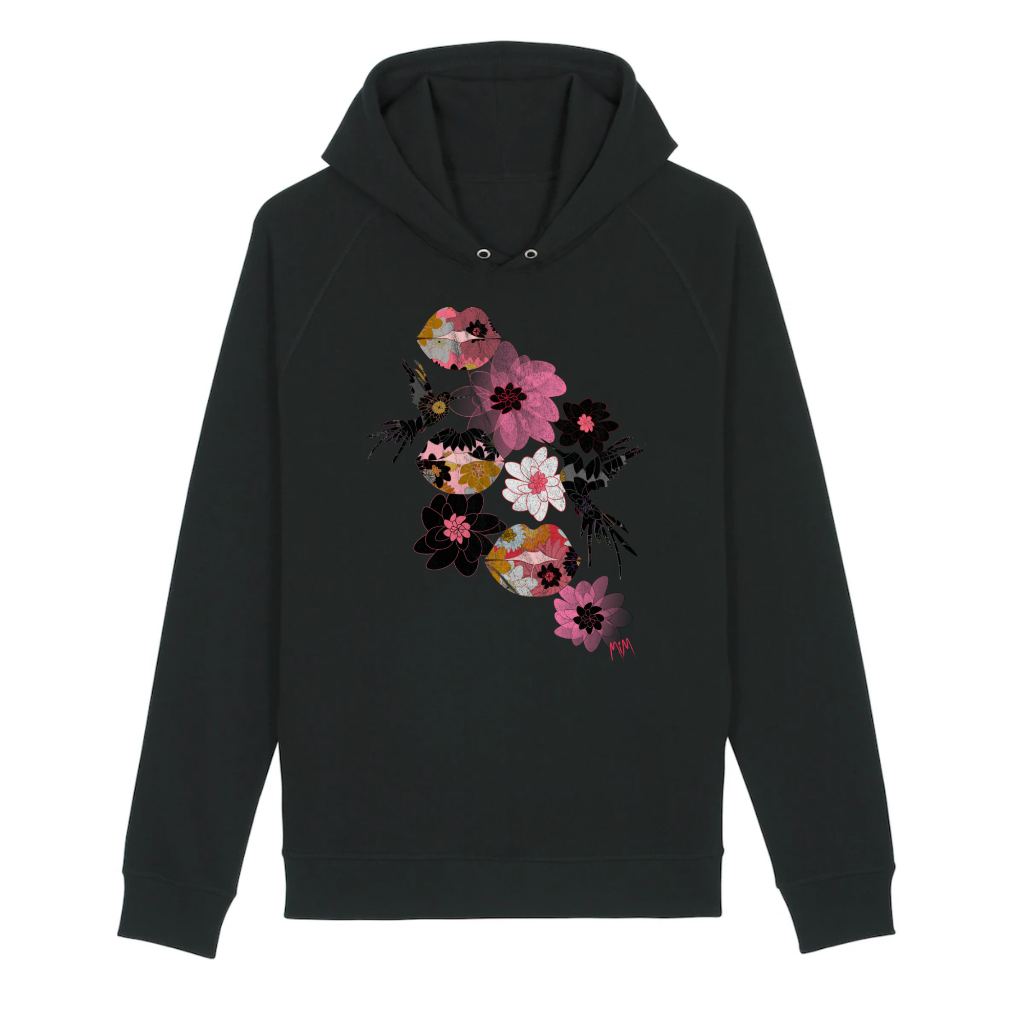 Kiss It Collection: Lip Collage Deux - Organic Cotton Unisex