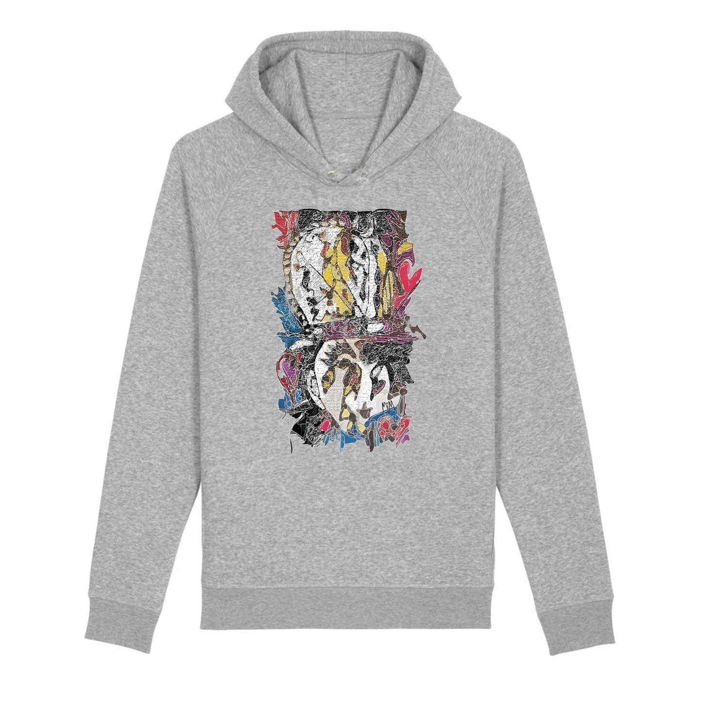 Art Tease by MiM: Patron Saint of Eccentricity Organic Cotton and Recycled Poly Unisex Hoodie