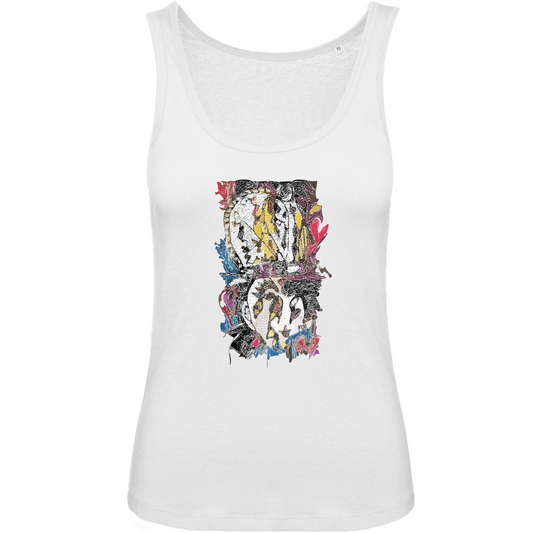 Art Tease by MiM: Patron Saint of Eccentricity Organic Cotton Sexy Tank