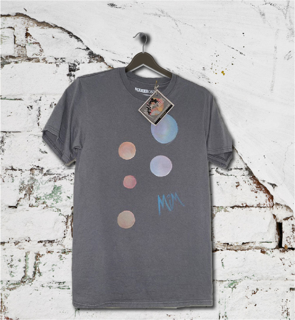 Bubble Tee - Hand-Painted Cotton T-Shirt
