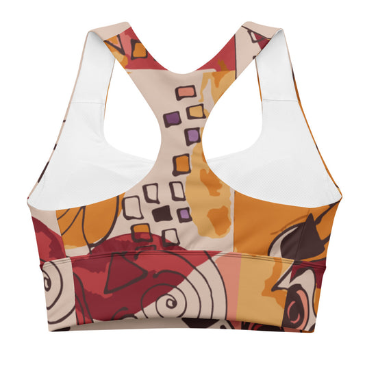 Pieces of Art: Longline Sports Bra