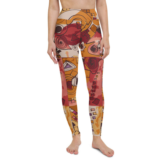 Pieces of Art: High-Waisted Yoga Leggings w/Inside Pocket