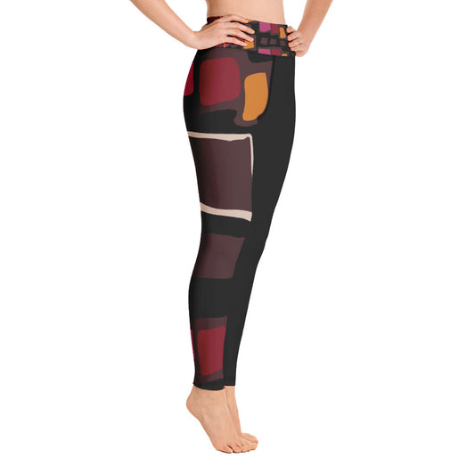 Pieces of Art: High-Waisted Yoga Leggings w/Inside Pocket