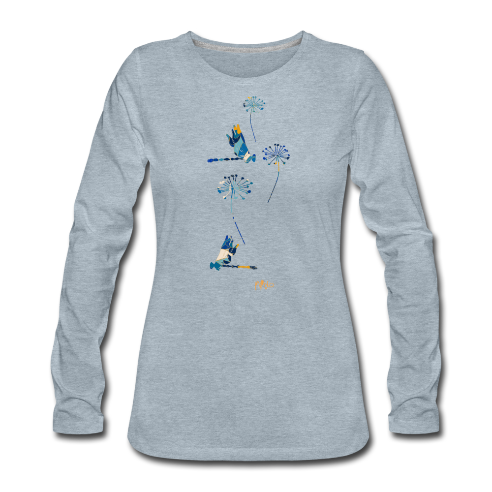 The Joyful Autumn Collection: Women's Premium Long Sleeve T-Shirt - heather ice blue