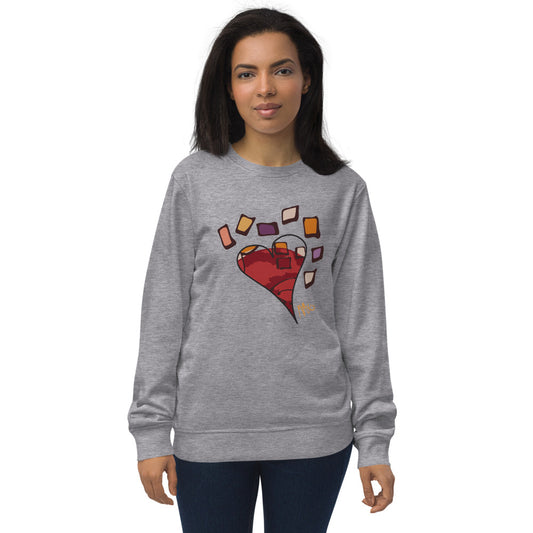 Pieces of HeART Collection: Unisex Organic Sweatshirt