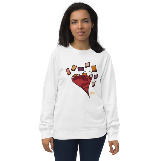Pieces of HeART Collection: Unisex Organic Sweatshirt