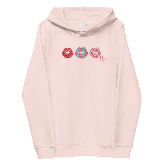 Holiday Kiss Collection: Women's Eco Fitted Hoodie