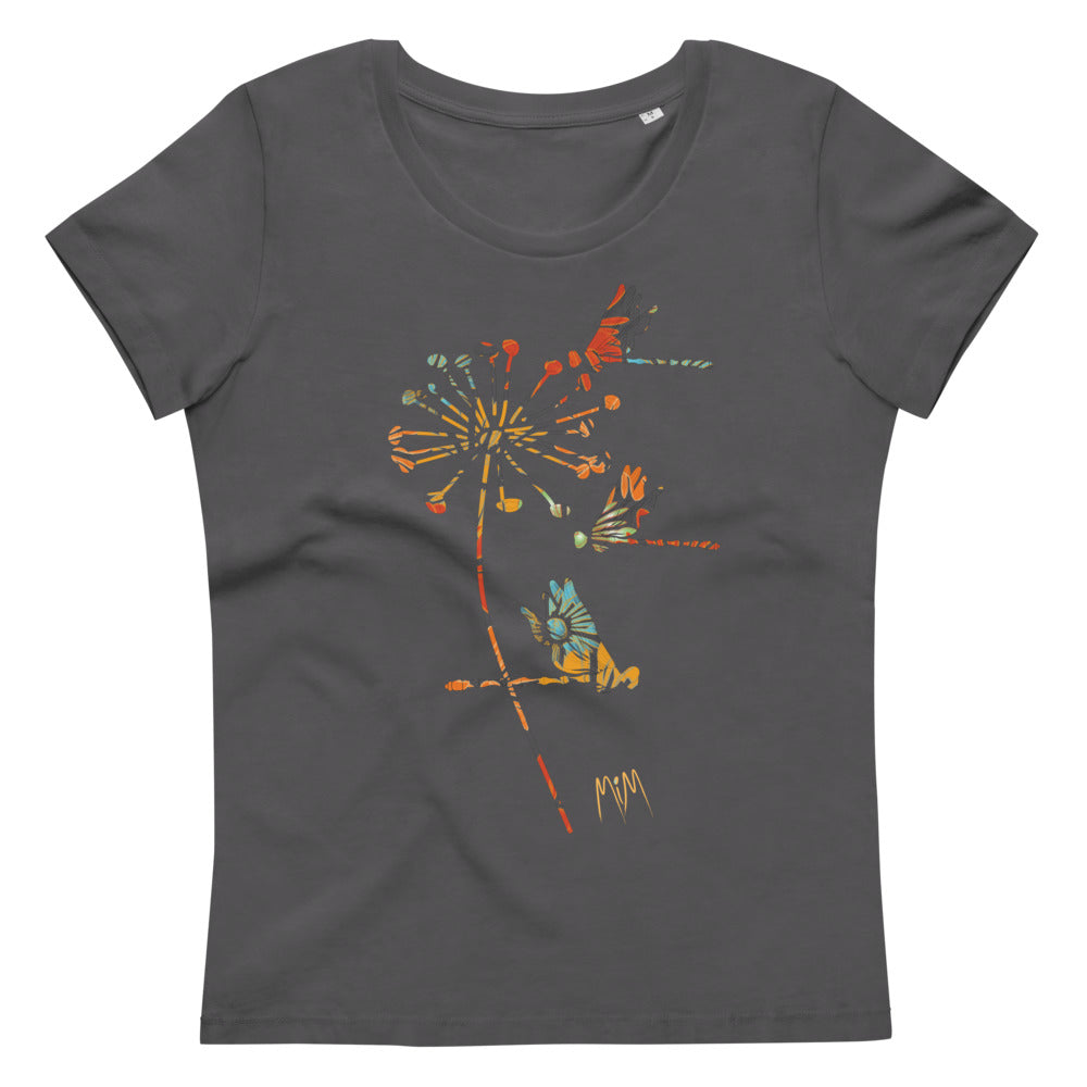The Autumn Dragonfly Collection:  Women's Fitted Organic Cotton Eco Tee