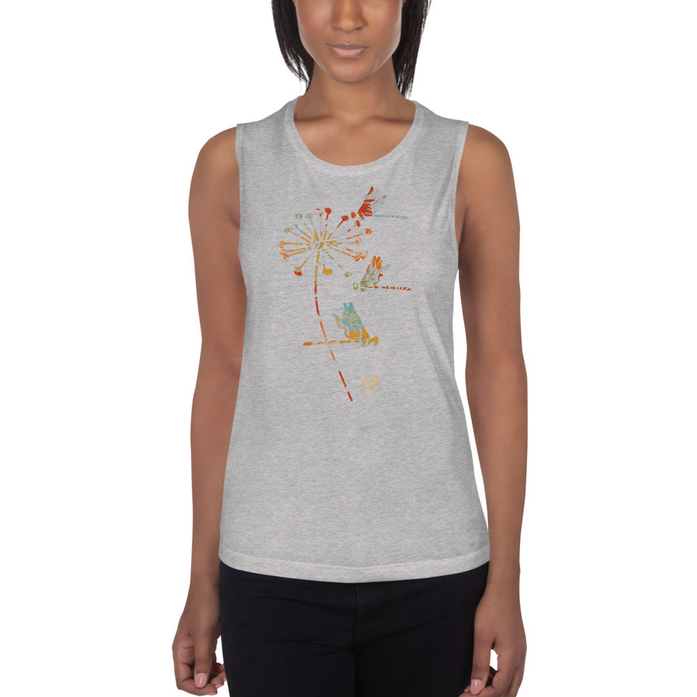 The Autumn Dragonfly Collection: Ladies’ Muscle Tank